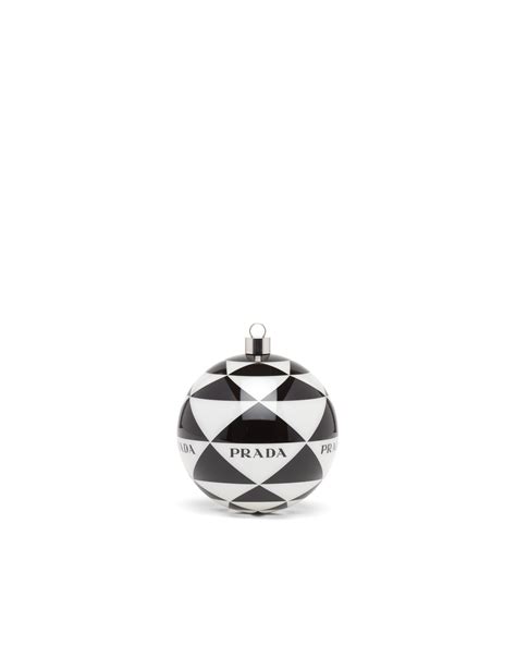 prada ornaments|Lux Designer 3 Glass Prada Ornament Set Of 6 .